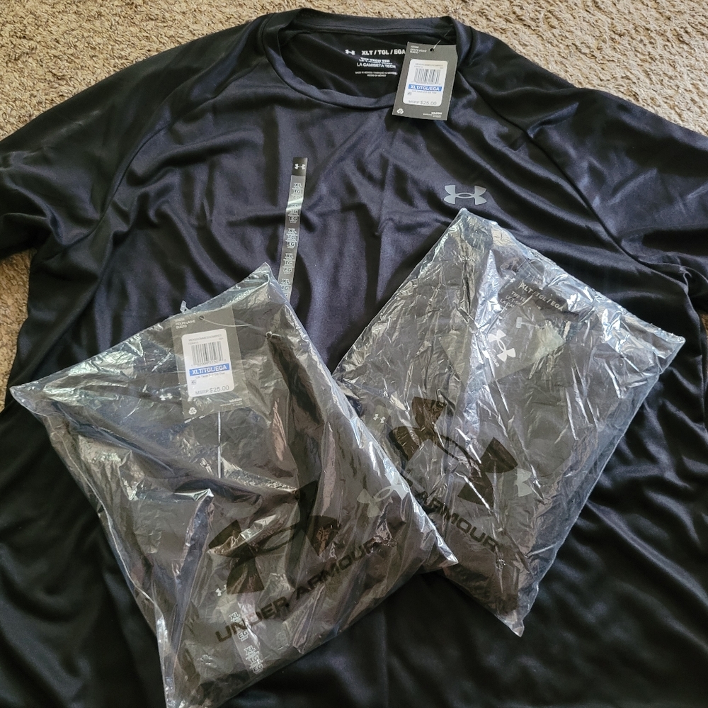 Mens XL Tall Under Armour Tech Tee